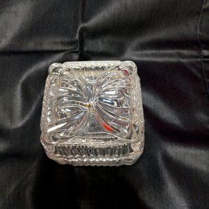 YUGOSLAVIAN LEAD CRYSTAL TRINKET JEWLERY BOX